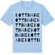 Blue Soul t-shirt med Bottnane ordlek t-shirt