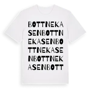Bottnekasen ordlek t-shirt – ekologisk bomull t-shirt från Pinshirt