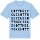 Blue Soul t-shirt med Bottnelycke ordlek t-shirt