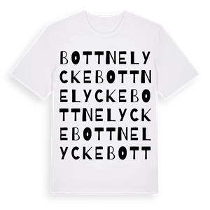 Bottnelycke ordlek t-shirt – ekologisk bomull t-shirt från Pinshirt