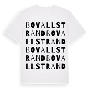Bovallstrand ordlek t-shirt – ekologisk bomull t-shirt från Pinshirt