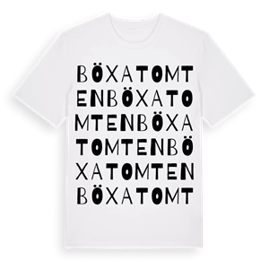 Böxatomten ordlek t-shirt – ekologisk bomull t-shirt från Pinshirt
