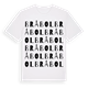 Bråbol ordlek t-shirt