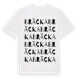 White t-shirt med Bräcka ordlek t-shirt