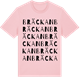 Pink Cotton t-shirt med Bräckan ordlek t-shirt