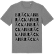 Mid Heather Gray t-shirt med Bräckan ordlek t-shirt
