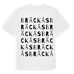 Bräckås ordlek t-shirt – ekologisk bomull t-shirt från Pinshirt