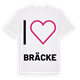 Jag älskar Bräcke t-shirt stort tryck