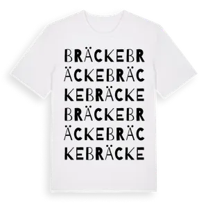 Bräcke ordlek t-shirt – ekologisk bomull t-shirt från Pinshirt