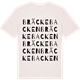 Vintage White t-shirt med Bräckebacken ordlek t-shirt