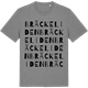 Mid Heather Gray t-shirt med Bräckeliden ordlek t-shirt