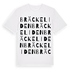 Bräckeliden ordlek t-shirt – ekologisk bomull t-shirt från Pinshirt