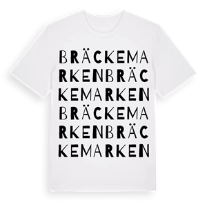 Bräckemarken ordlek t-shirt – ekologisk bomull t-shirt från Pinshirt