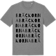 Mid Heather Gray t-shirt med Bräckorna ordlek t-shirt