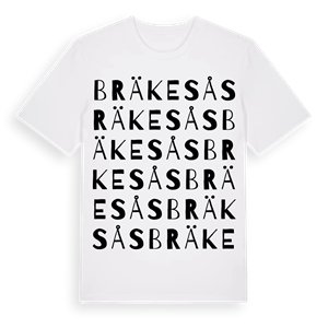 Bräkesås ordlek t-shirt – ekologisk bomull t-shirt från Pinshirt