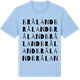 Blue Soul t-shirt med Bråland ordlek t-shirt