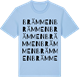Blue Soul t-shirt med Brämmen ordlek t-shirt