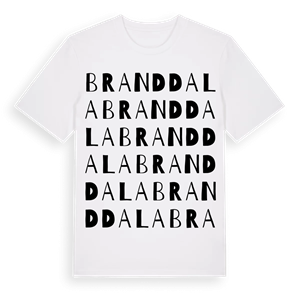 Branddala ordlek t-shirt – ekologisk bomull t-shirt från Pinshirt