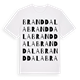 Branddala ordlek t-shirt