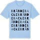 Blue Soul t-shirt med Brändebacke ordlek t-shirt