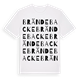 Brändebacke ordlek t-shirt
