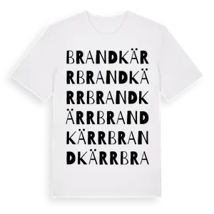 Brandkärr ordlek t-shirt – ekologisk bomull t-shirt från Pinshirt