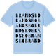 Blue Soul t-shirt med Brandsbo ordlek t-shirt