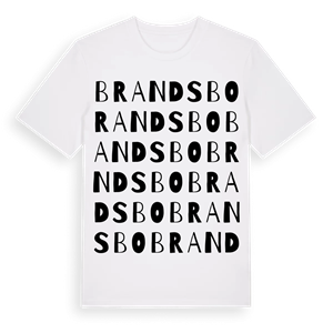 Brandsbo ordlek t-shirt – ekologisk bomull t-shirt från Pinshirt