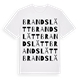 Brandslätt ordlek t-shirt