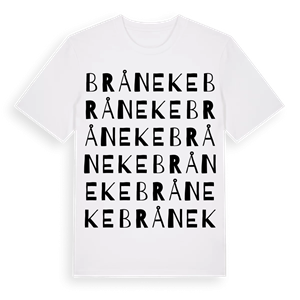 Bråneke ordlek t-shirt – ekologisk bomull t-shirt från Pinshirt