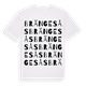 Brängesås ordlek t-shirt