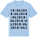 Blue Soul t-shirt med Branken ordlek t-shirt