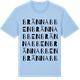 Blue Soul t-shirt med Brännabben ordlek t-shirt