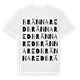 White t-shirt med Brännared ordlek t-shirt