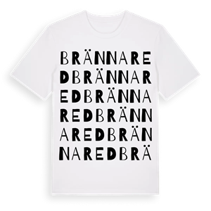 Brännared ordlek t-shirt – ekologisk bomull t-shirt från Pinshirt