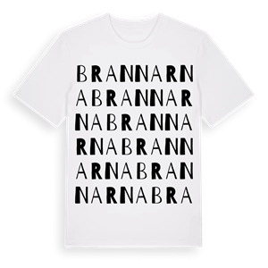 Brannarna ordlek t-shirt – ekologisk bomull t-shirt från Pinshirt