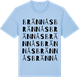 Blue Soul t-shirt med Brännås ordlek t-shirt
