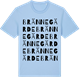 Blue Soul t-shirt med Brännegärde ordlek t-shirt