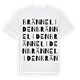 Bränneliden ordlek t-shirt