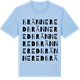Blue Soul t-shirt med Brännered ordlek t-shirt