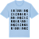Blue Soul t-shirt med Bränningeberg ordlek t-shirt