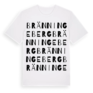 Bränningeberg ordlek t-shirt – ekologisk bomull t-shirt från Pinshirt