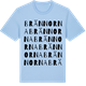 Blue Soul t-shirt med Brännorna ordlek t-shirt