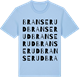 Blue Soul t-shirt med Branserud ordlek t-shirt