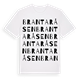 Brantaråsen ordlek t-shirt