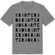Mid Heather Gray t-shirt med Branterud ordlek t-shirt