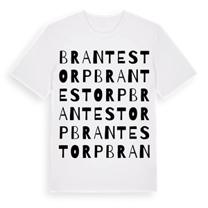 Brantestorp ordlek t-shirt – ekologisk bomull t-shirt från Pinshirt