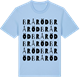 Blue Soul t-shirt med Bråröd ordlek t-shirt