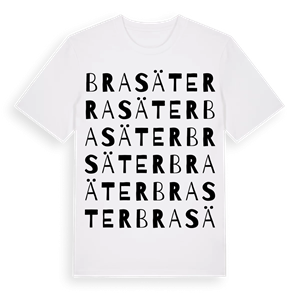 Brasäter ordlek t-shirt – ekologisk bomull t-shirt från Pinshirt