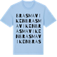 Blue Soul t-shirt med Brasmaviken ordlek t-shirt